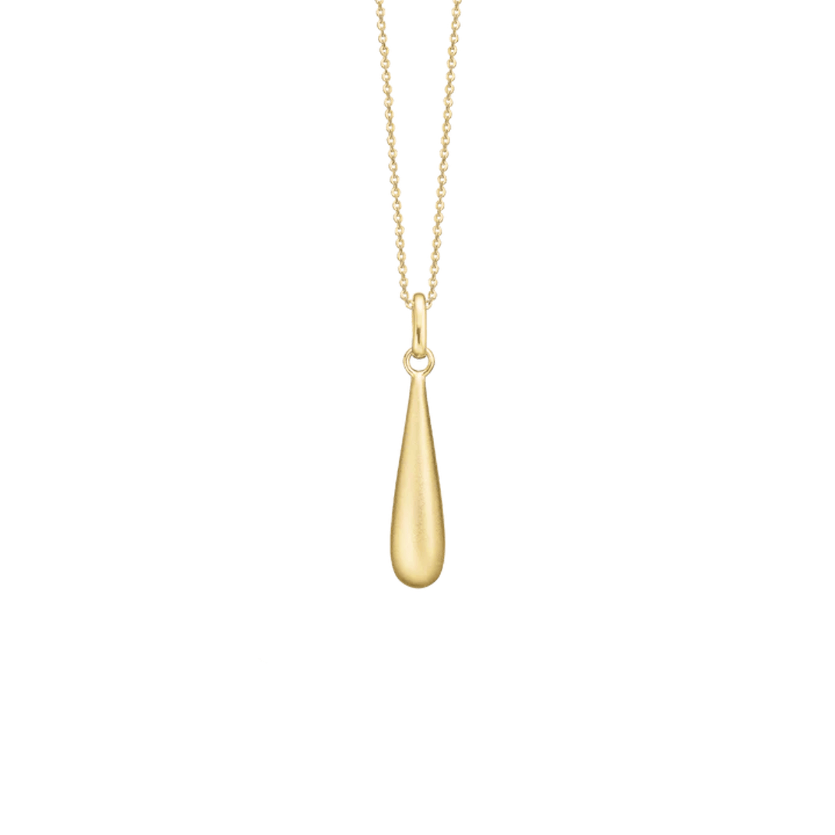 By Aagaard — Sandblast Drop Pendant Necklace By Aagaard Sandblast Drop Pendant Necklace — Halsketting