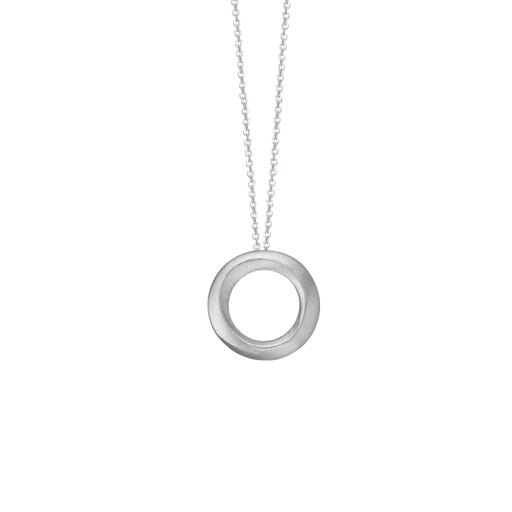 By Aagaard Large Circle Pendant Necklace — Halskæde