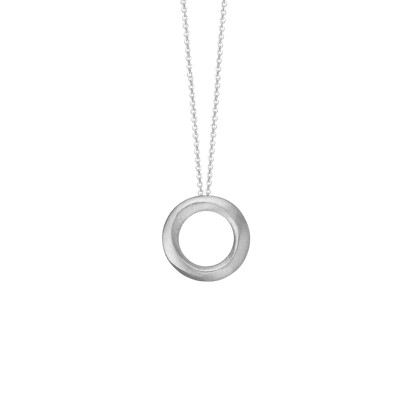 By Aagaard — Large Circle Pendant Necklace By Aagaard Large Circle Pendant Necklace — Halskette