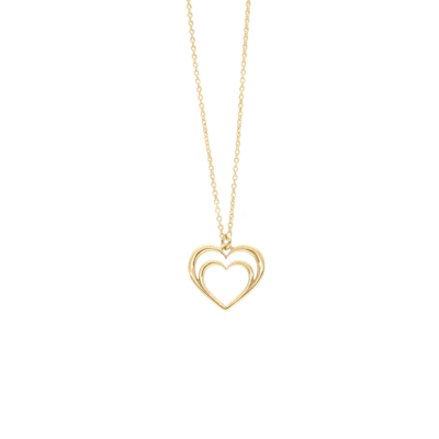 By Aagaard — Double Heart Pendant Necklace By Aagaard Double Heart Pendant Necklace — Necklace