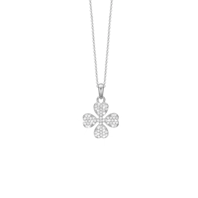 By Aagaard — Four Leaf Clover Cubic Zirconia Pendant Necklace By Aagaard Four Leaf Clover Cubic Zirconia Pendant Necklace — Halskette