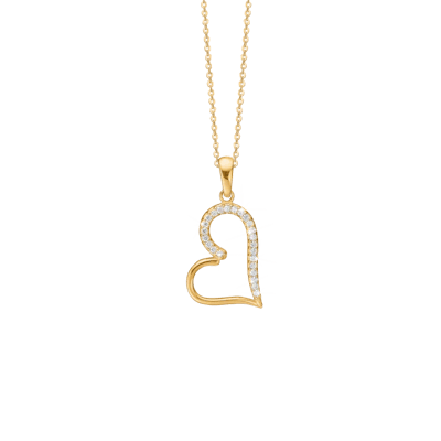 By Aagaard — Heart Cubic Zirconia Pendant Necklace By Aagaard Heart Cubic Zirconia Pendant Necklace — Necklace