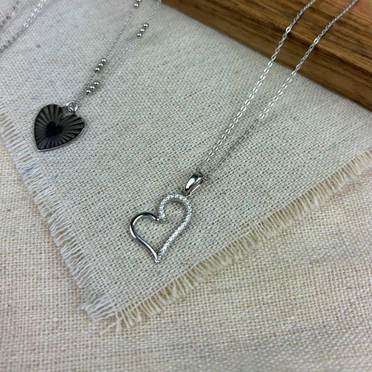 By Aagaard — Heart Cubic Zirconia Pendant Necklace By Aagaard Heart Cubic Zirconia Pendant Necklace — Halskjeder