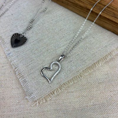By Aagaard — Heart Cubic Zirconia Pendant Necklace By Aagaard Heart Cubic Zirconia Pendant Necklace — Halskette