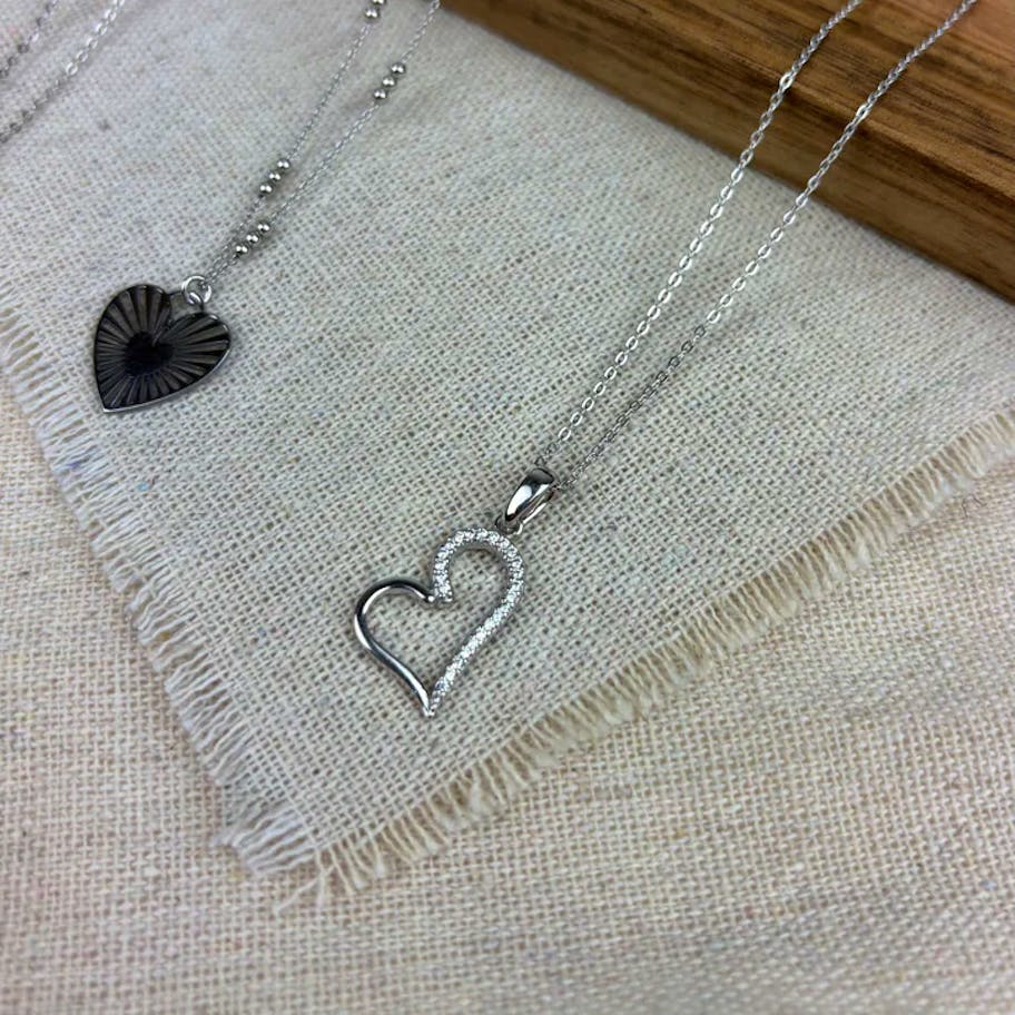 By Aagaard — Heart Cubic Zirconia Pendant Necklace By Aagaard Heart Cubic Zirconia Pendant Necklace — Halsband