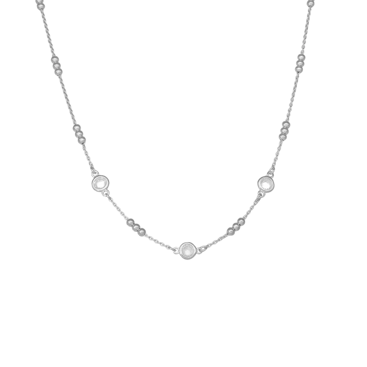By Aagaard Ball & Cubic Zirconia Necklace — Naszyjnik