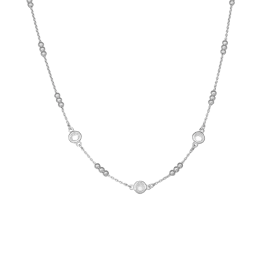 By Aagaard — Ball & Cubic Zirconia Necklace By Aagaard Ball & Cubic Zirconia Necklace — Naszyjnik