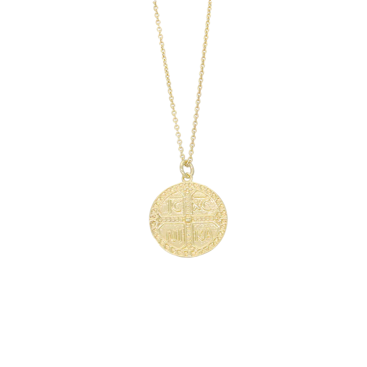 By Aagaard Coin Pendant Necklace — Naszyjnik