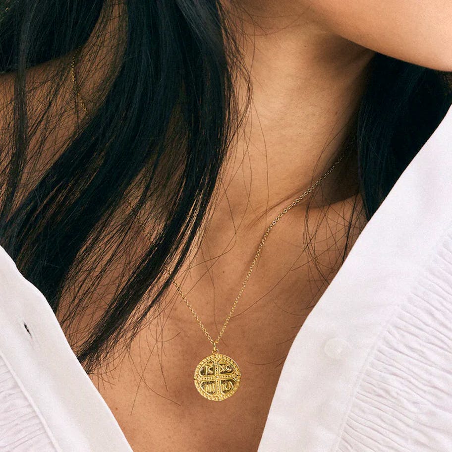By Aagaard — Coin Pendant Necklace By Aagaard Coin Pendant Necklace — Halsband