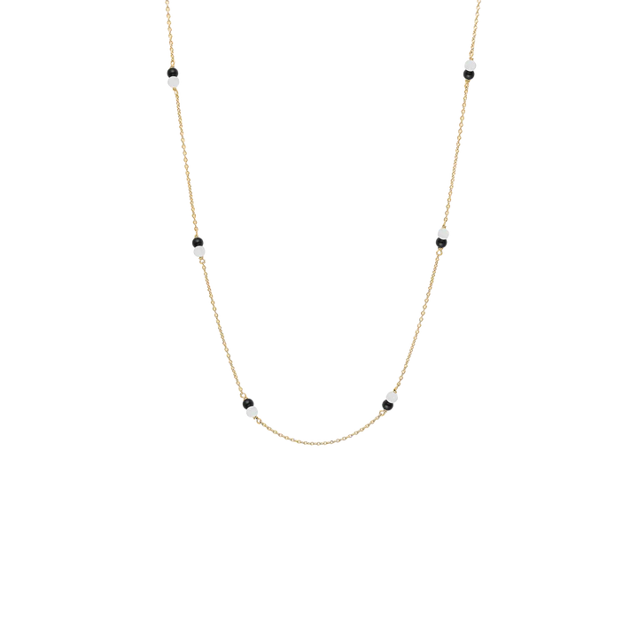 By Aagaard Black Onyx & Green Amazonite Necklace — Naszyjnik