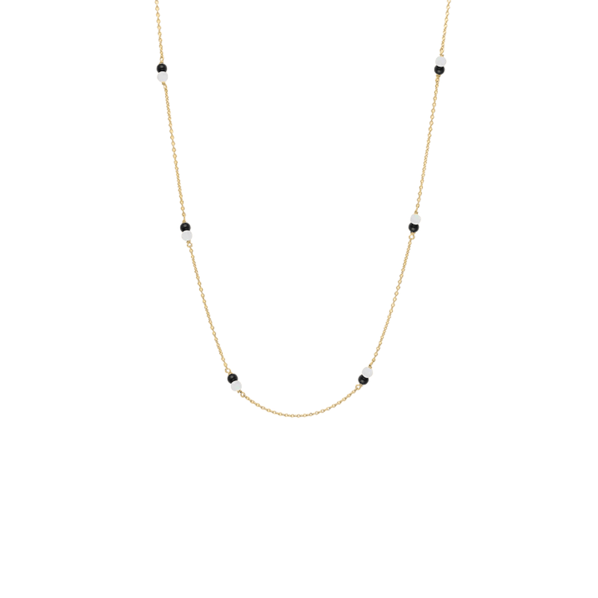 By Aagaard — Black Onyx & Green Amazonite Necklace By Aagaard Black Onyx & Green Amazonite Necklace — Halskjeder