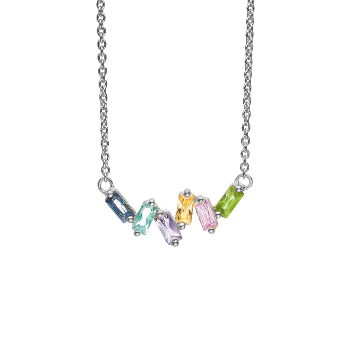 By Aagaard Baguette Cubic Zirconia Pendant Necklace — Naszyjnik