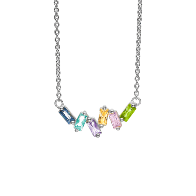 By Aagaard — Baguette Cubic Zirconia Pendant Necklace By Aagaard Baguette Cubic Zirconia Pendant Necklace — Halskette