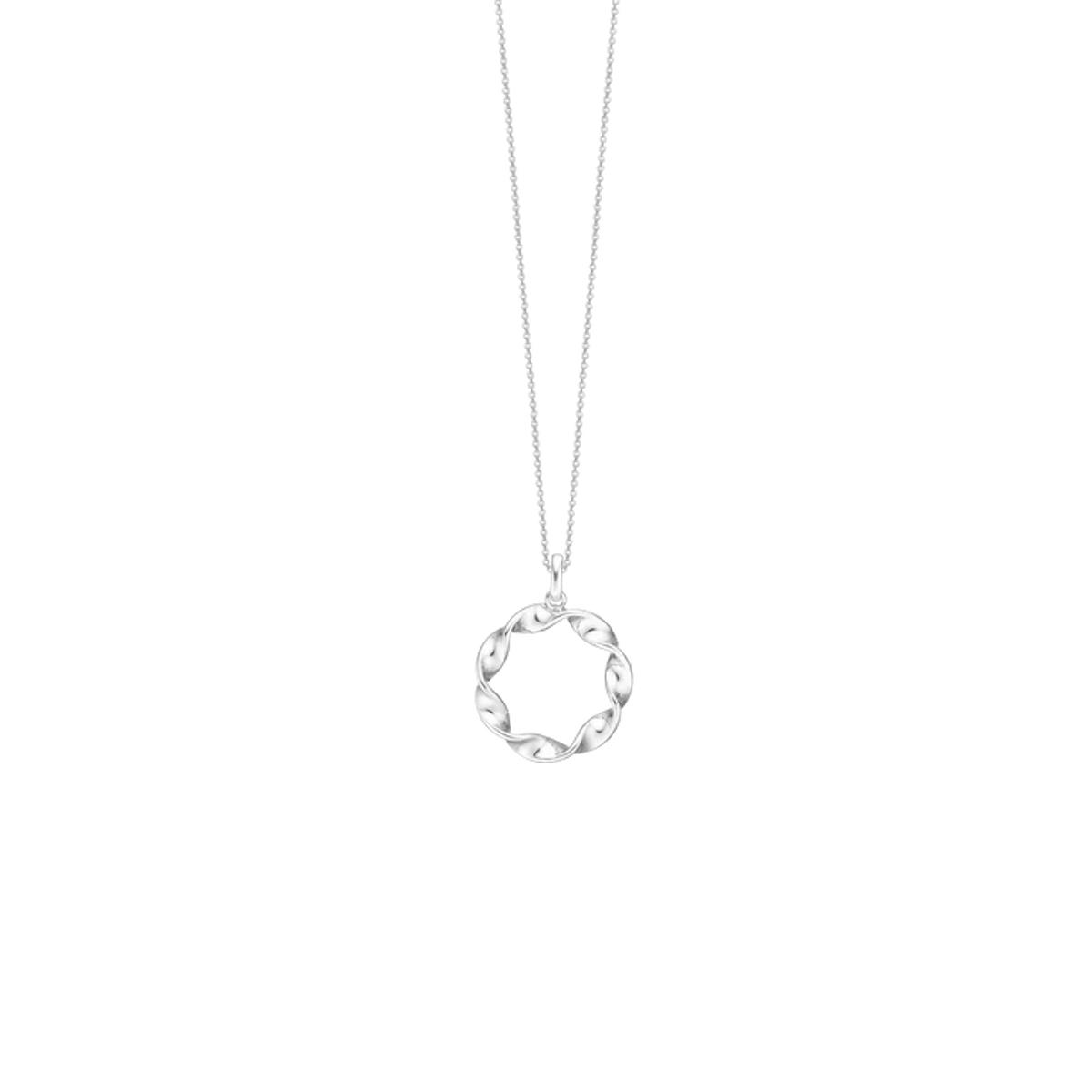 By Aagaard — Twisted Circle Pendant Necklace By Aagaard Twisted Circle Pendant Necklace — Naszyjnik