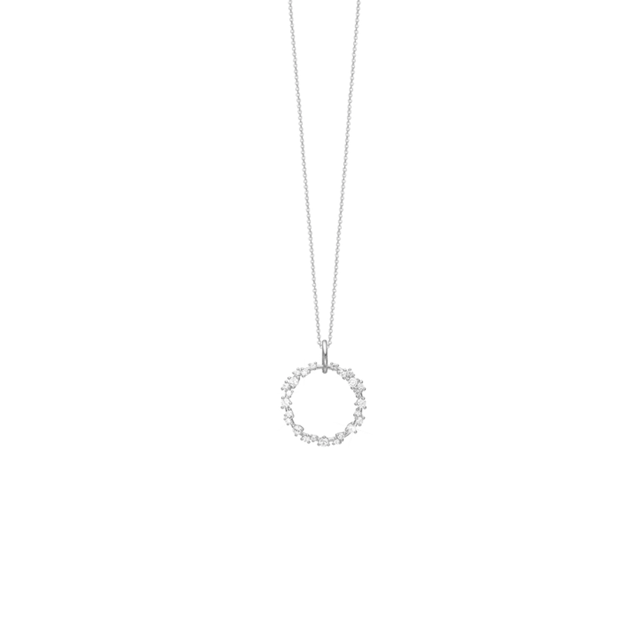 By Aagaard — Eternal Love Cubic Zirconia Pendant Necklace By Aagaard Eternal Love Cubic Zirconia Pendant Necklace — Halsband