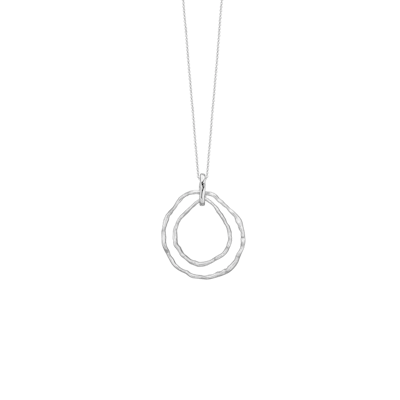 By Aagaard — Double Circle Pendant Necklace By Aagaard Double Circle Pendant Necklace — Halskette