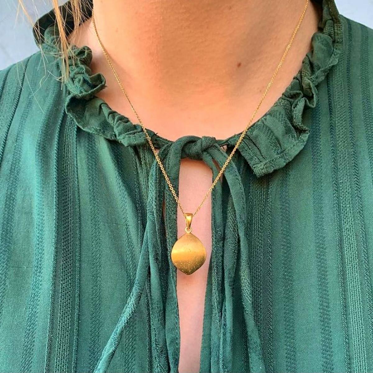 By Aagaard — Magic Leaf Pendant Necklace By Aagaard Magic Leaf Pendant Necklace — Halskette