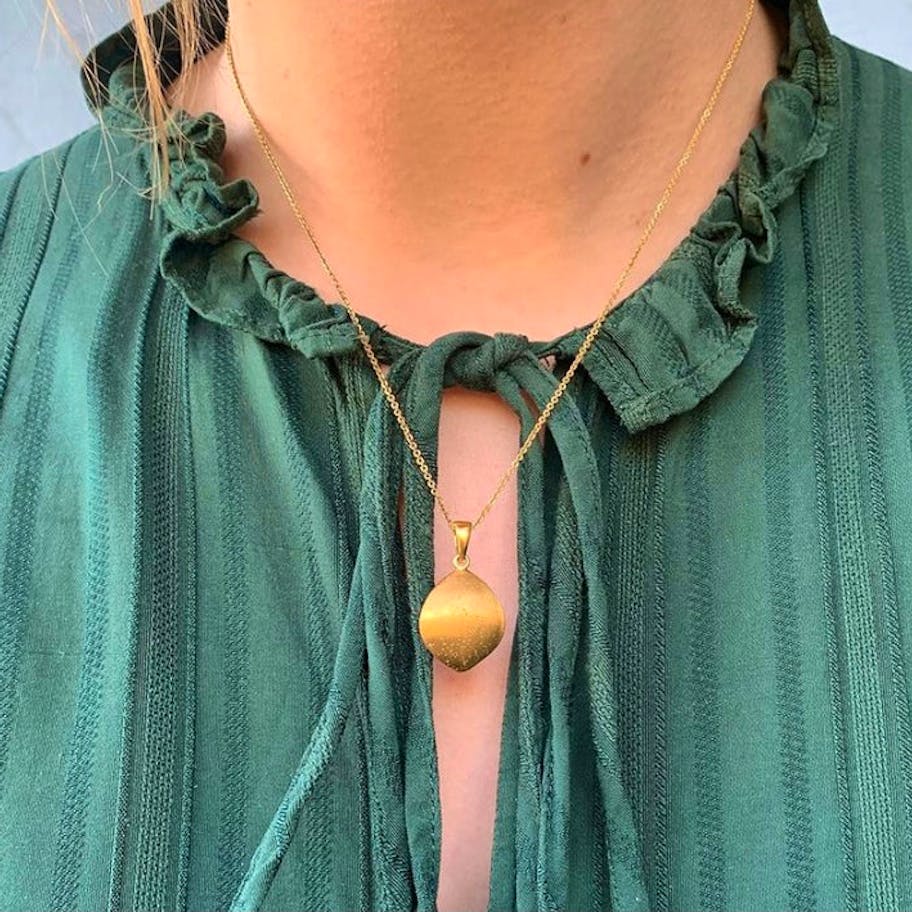 By Aagaard — Magic Leaf Pendant Necklace By Aagaard Magic Leaf Pendant Necklace — Halsband