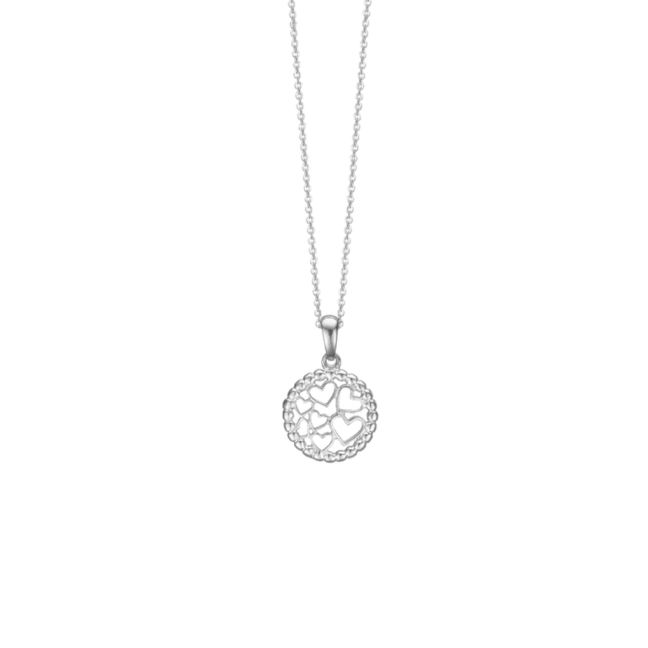 By Aagaard — Small Hearts Pendant Necklace By Aagaard Small Hearts Pendant Necklace — Halskjeder