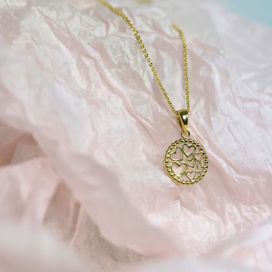 By Aagaard — Small Hearts Pendant Necklace By Aagaard Small Hearts Pendant Necklace — Halskjeder
