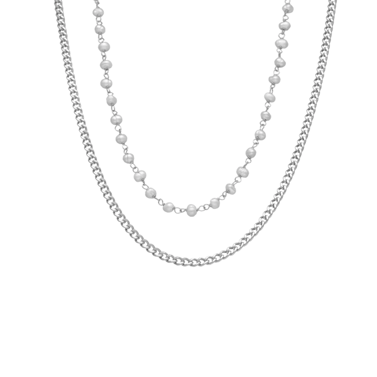By Aagaard — Double Freshwater Pearl Necklace By Aagaard Double Freshwater Pearl Necklace — Halskette