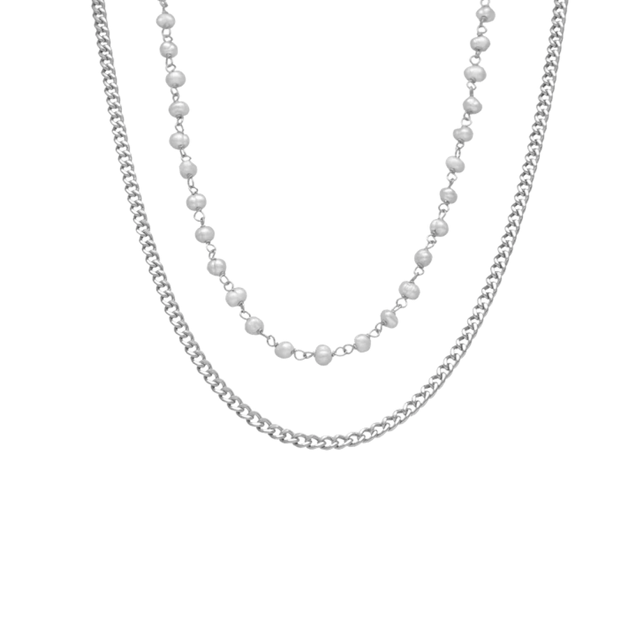 By Aagaard — Double Freshwater Pearl Necklace By Aagaard Double Freshwater Pearl Necklace — Naszyjnik
