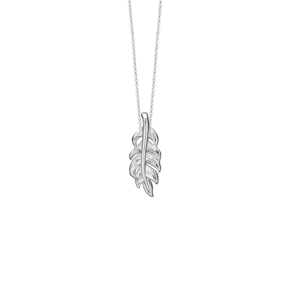 By Aagaard — Feather Pendant Necklace By Aagaard Feather Pendant Necklace — Halsband