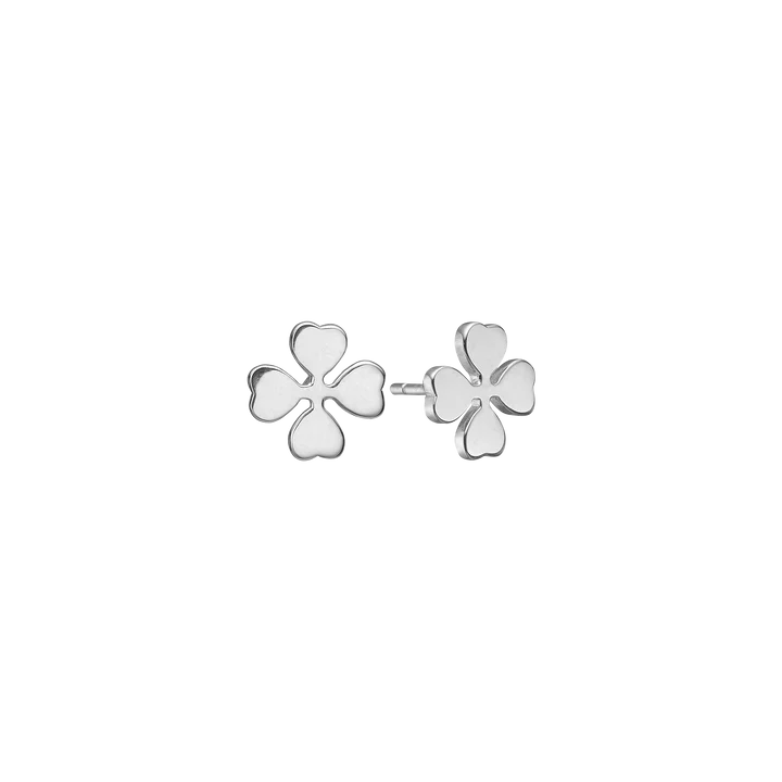 By Aagaard Four Leaf Clover Stud Earrings — Øreringe