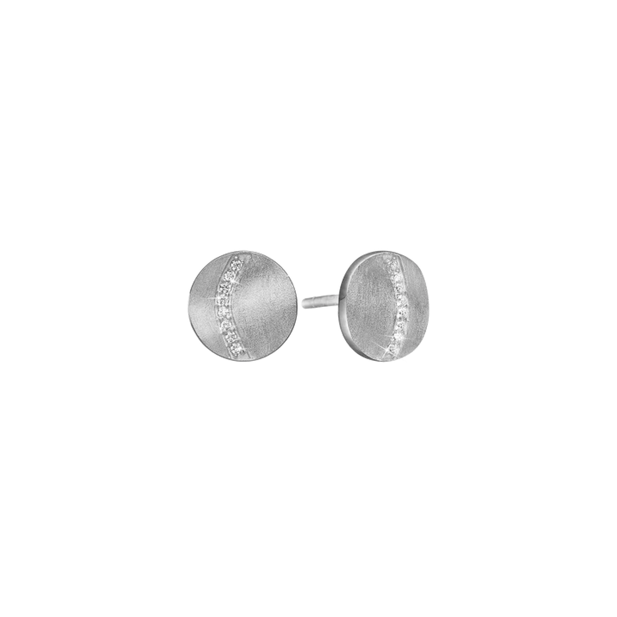 By Aagaard — Stud Earrings with 16 Cubic Zirconia By Aagaard Stud Earrings with 16 Cubic Zirconia — Ohrringe