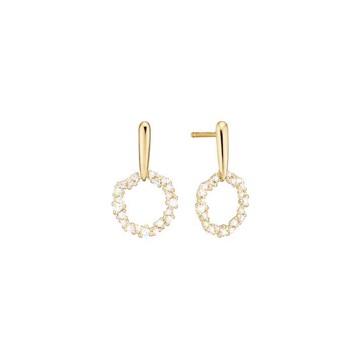 By Aagaard Eternal Love Stud Earrings with Cubic Zirconia — Øreringe