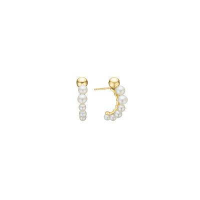 By Aagaard — Pearl Arc Stud Earrings By Aagaard Pearl Arc Stud Earrings — Earrings