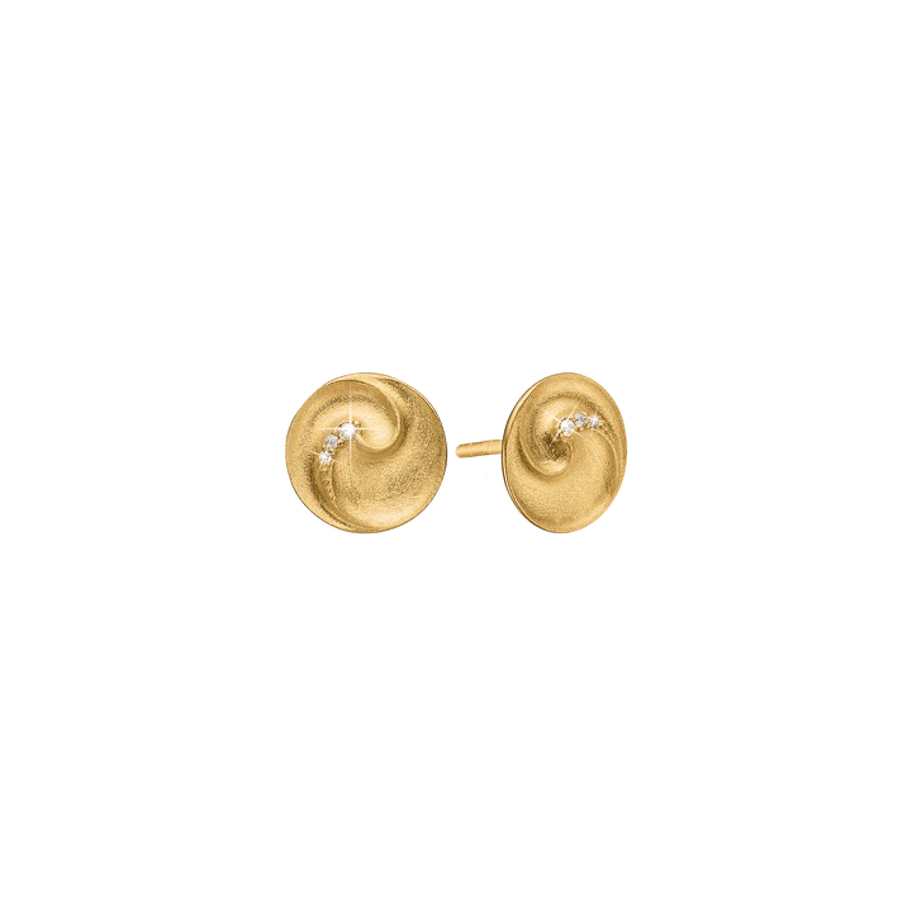 By Aagaard — Stud Earrings with 6 Cubic Zirconia By Aagaard Stud Earrings with 6 Cubic Zirconia — Øreringe