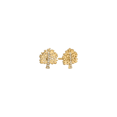 By Aagaard — Tree of Life Cubic Zirconia Stud Earrings By Aagaard Tree of Life Cubic Zirconia Stud Earrings — Boucle d'oreille