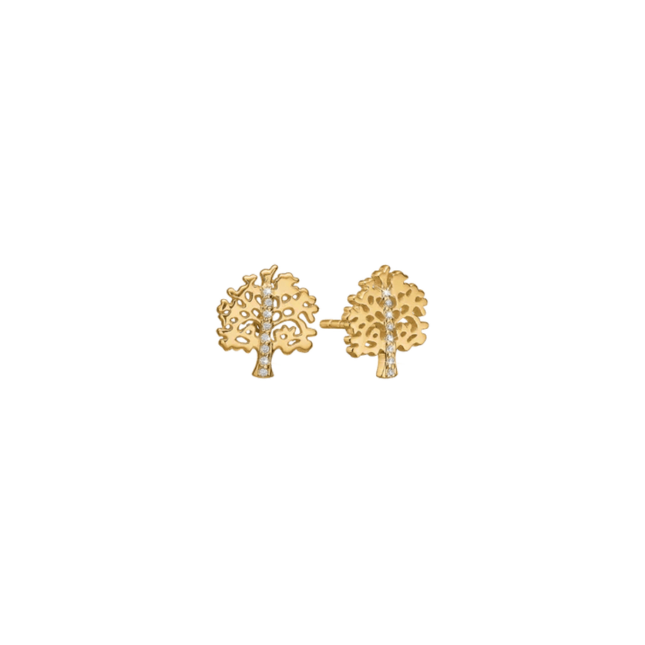 By Aagaard — Tree of Life Cubic Zirconia Stud Earrings By Aagaard Tree of Life Cubic Zirconia Stud Earrings — Øreringe