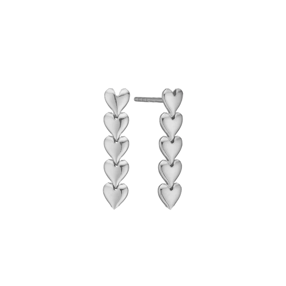 By Aagaard — Heart Dangle Earrings By Aagaard Heart Dangle Earrings — Øreringe