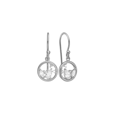 By Aagaard — Circle Drop Earrings with 10 Cubic Zirconia By Aagaard Circle Drop Earrings with 10 Cubic Zirconia — Oorbel