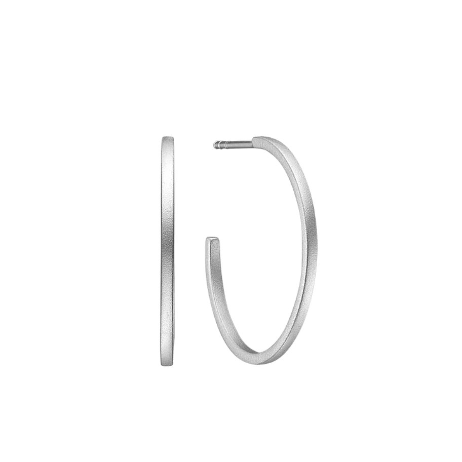 By Aagaard — Satin Hoop Earrings By Aagaard Satin Hoop Earrings — Øreringe