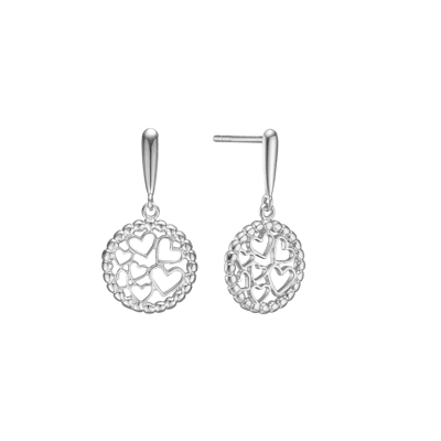 By Aagaard — Small Hearts Drop Earrings By Aagaard Small Hearts Drop Earrings — Oorbel