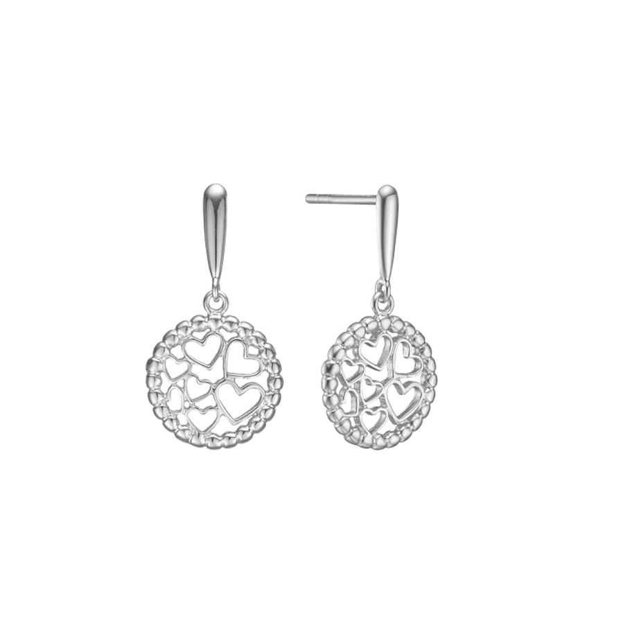 By Aagaard — Small Hearts Drop Earrings By Aagaard Small Hearts Drop Earrings — Øreringe