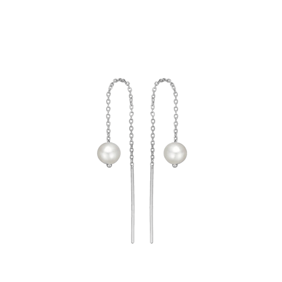 By Aagaard — Freshwater Pearl Chain Earrings By Aagaard Freshwater Pearl Chain Earrings — Øreringe