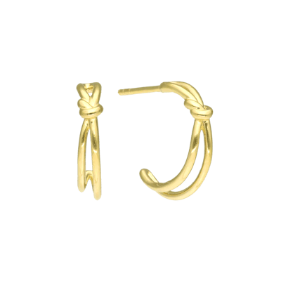 By Aagaard — Knot Half Hoop Earrings By Aagaard Knot Half Hoop Earrings — Earrings