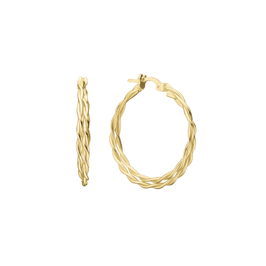 By Aagaard — Double Twisted Hoop Earrings By Aagaard Double Twisted Hoop Earrings — Øreringe