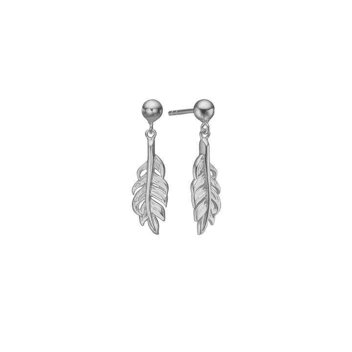 By Aagaard Feather Drop Earrings — Øreringe