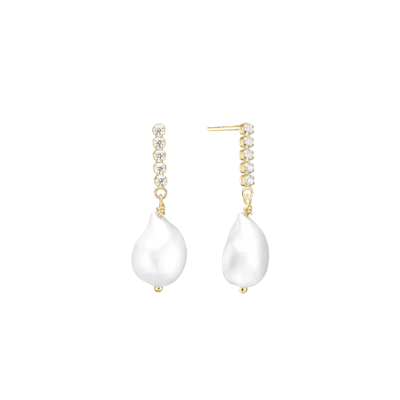 By Aagaard — Sparkling Pearls Drop Earrings By Aagaard Sparkling Pearls Drop Earrings — Earrings
