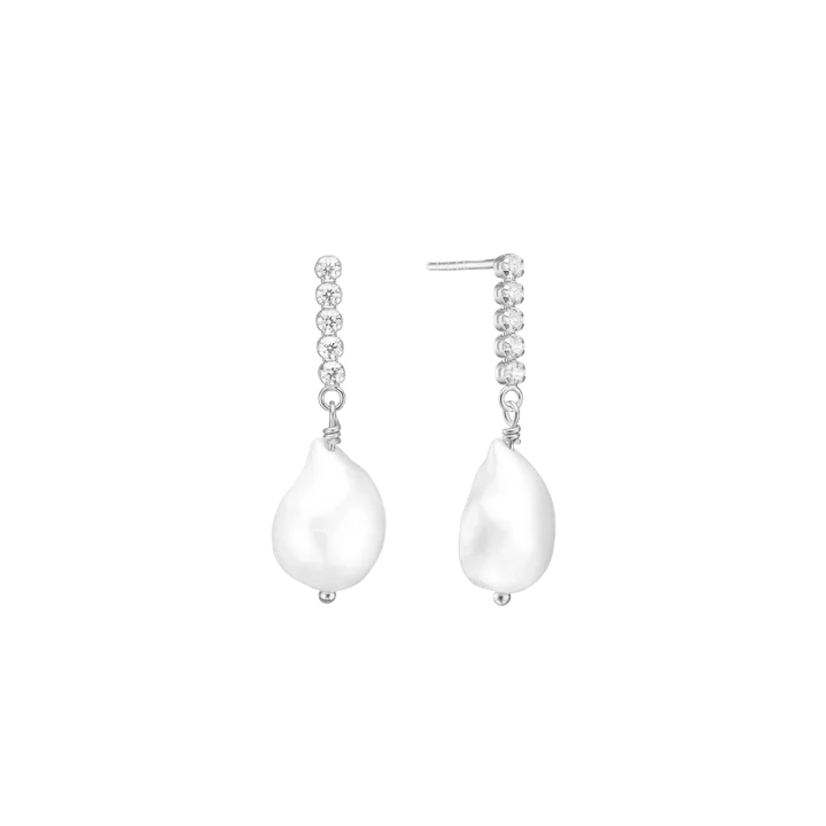 By Aagaard — Sparkling Pearls Drop Earrings By Aagaard Sparkling Pearls Drop Earrings — Ohrringe