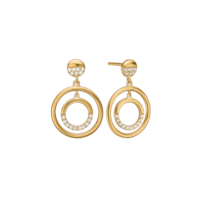 By Aagaard — Circle Cubic Zirconia Drop Earrings By Aagaard Circle Cubic Zirconia Drop Earrings — Ohrringe
