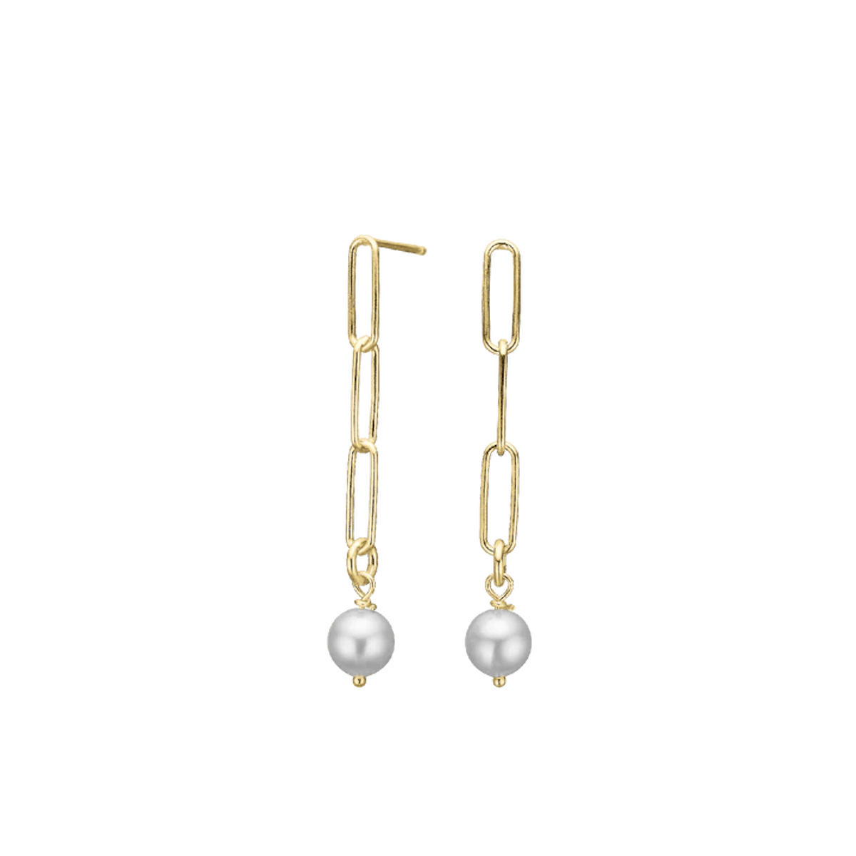 By Aagaard — Pearl Chain Drop Earrings By Aagaard Pearl Chain Drop Earrings — Ohrringe
