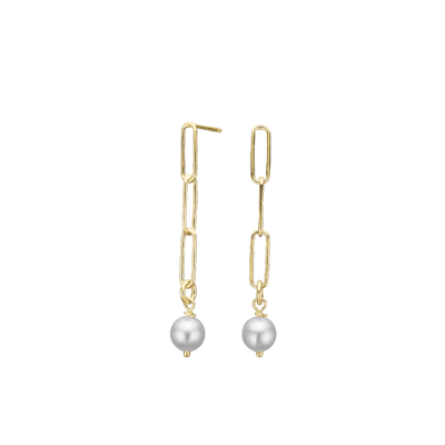 By Aagaard — Pearl Chain Drop Earrings By Aagaard Pearl Chain Drop Earrings — Boucle d'oreille