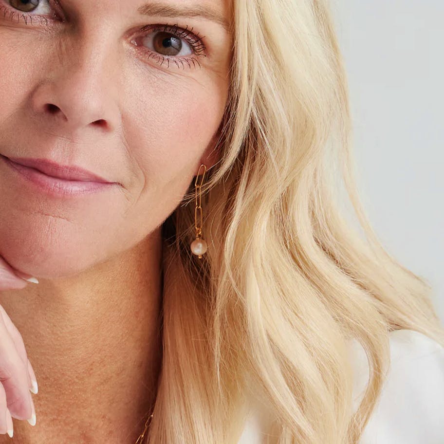 By Aagaard — Pearl Chain Drop Earrings By Aagaard Pearl Chain Drop Earrings — Øreringe