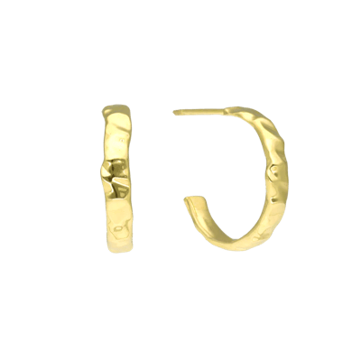 By Aagaard — Faceted Half Hoop Earrings By Aagaard Faceted Half Hoop Earrings — Earrings